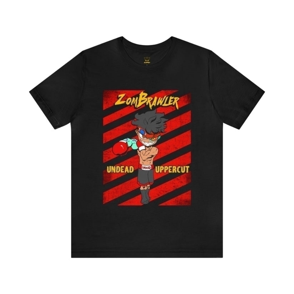 ZUFAN Zombrawler Chibi  Anime comic   Black shirt Xl 100% Cotton